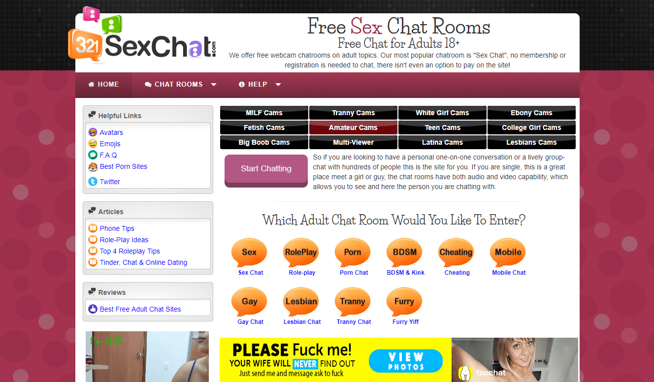 Fetish Chat Room 321