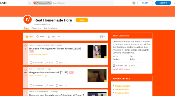 Reddit HomemadePorn and 21+ Homemade Porn Sites like r/HomemadePorn image